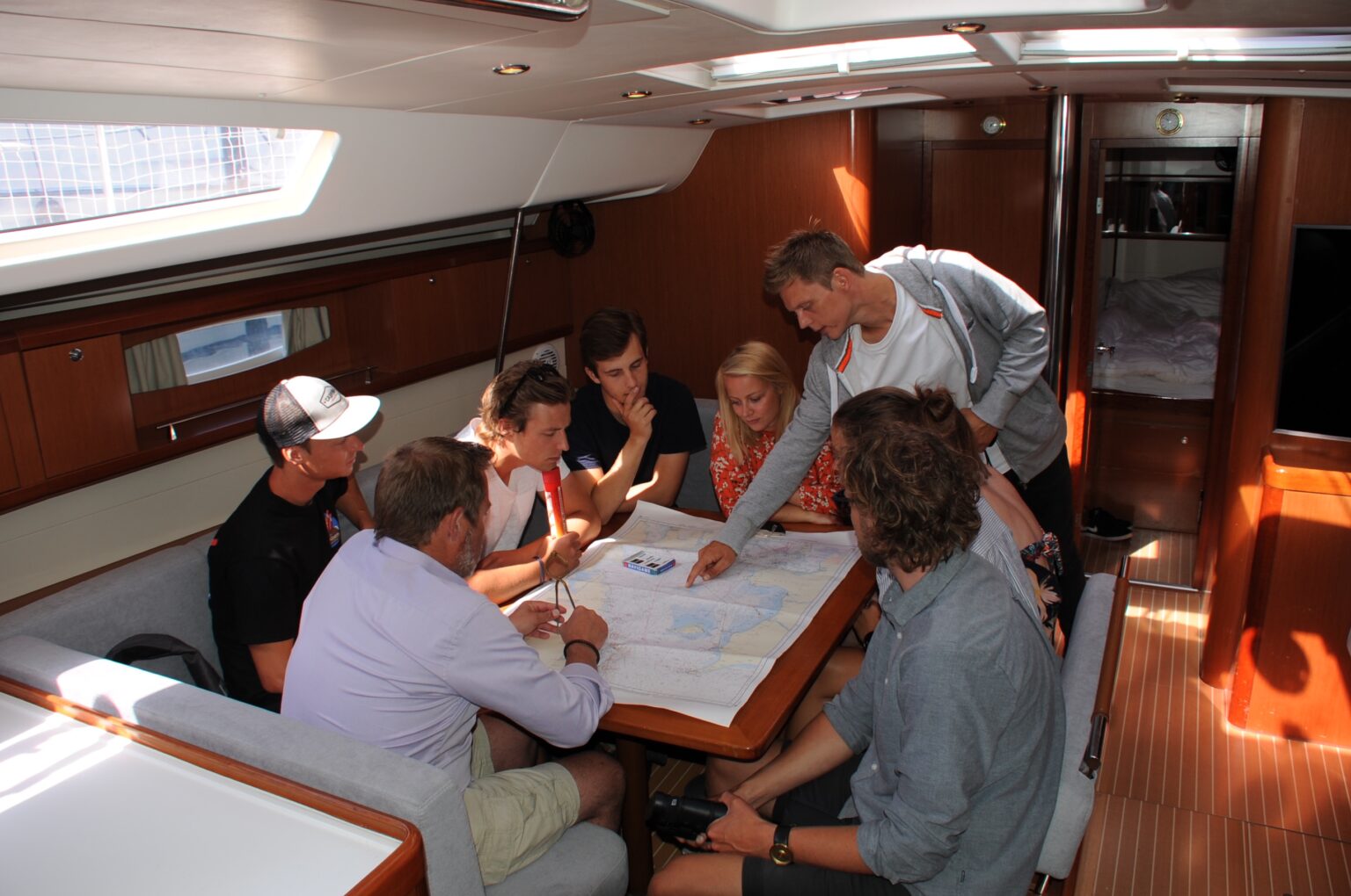 Undervisning på Yacht Tuborg havn